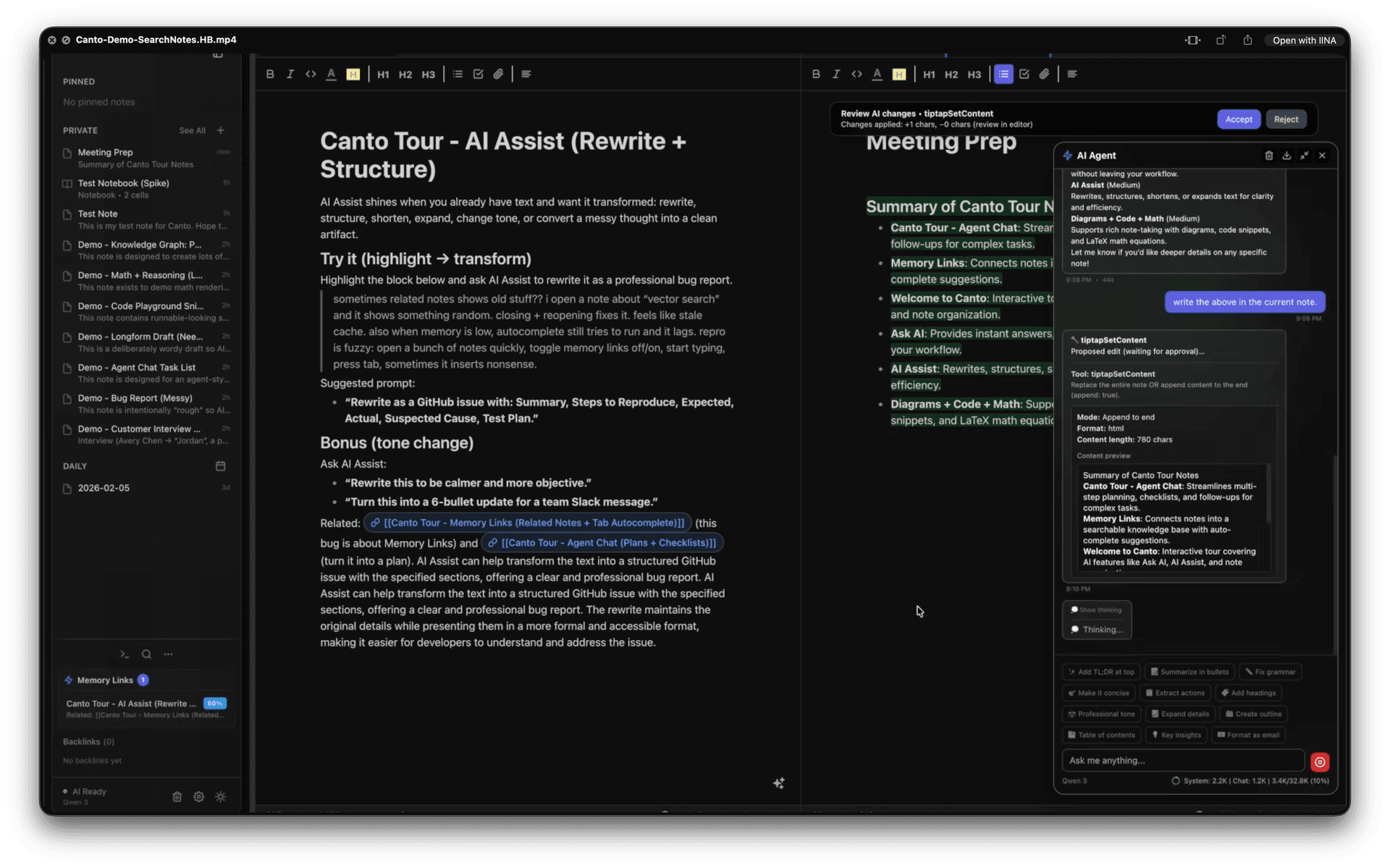 Memory Links demo thumbnail